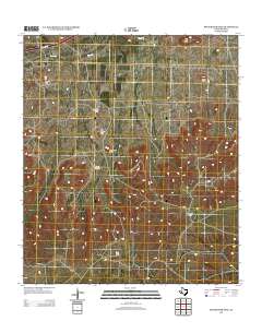 2012 Map of Skyscraper Peak, 2012 Print