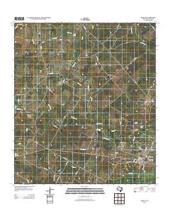 2013 Map of Smiley, 2013 Print