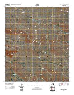 2010 Map of Sneed Mountain, 2010 Print