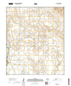 2019 Map of Soda Lake, 2019 Print