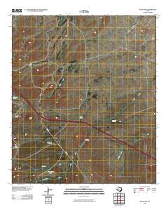 2010 Map of Sotol Hill, 2010 Print