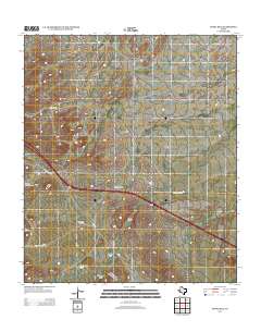 2012 Map of Sotol Hill, 2012 Print