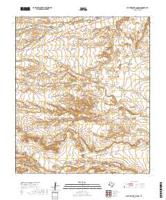 2019 Map of South Rector Canyon, 2019 Print
