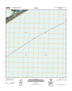 2013 Map of South of Palacios Point, 2013 Print