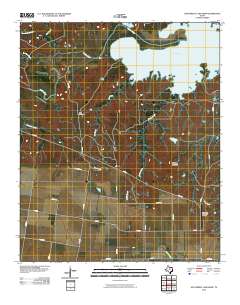 2010 Map of Southwest Lake Kemp, 2010 Print