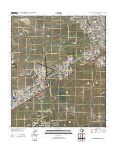 2012 Map of Southwest Midland, 2012 Print