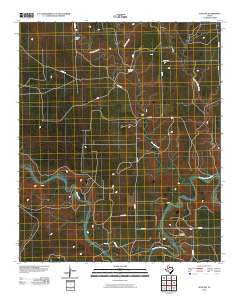 2010 Map of Spur SW, 2010 Print