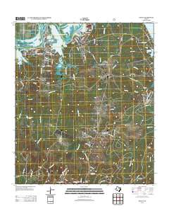 2013 Map of Staley, 2013 Print