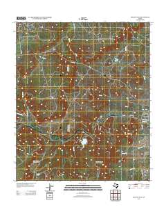 2012 Map of Strawn West, 2012 Print