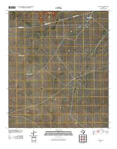 2010 Map of T P Well, 2010 Print