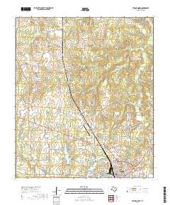 2019 Map of Teague North, 2019 Print