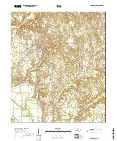 2019 Map of Tennessee Colony, 2019 Print