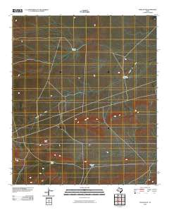 2010 Map of Tepee Butte, 2010 Print