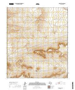 2019 Map of Tepee Butte, 2019 Print