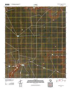 2010 Map of Tepee Butte SW, 2010 Print