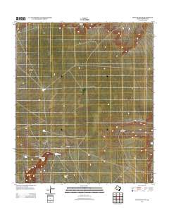 2013 Map of Tepee Butte SW, 2013 Print