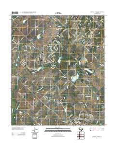 2012 Map of Terrell North, 2012 Print