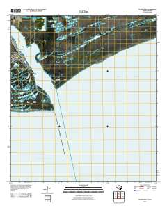 2010 Map of Texas Point, 2010 Print