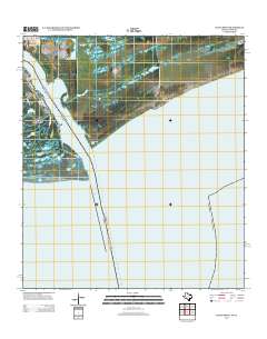 2013 Map of Texas Point, 2013 Print