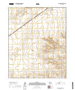 2019 Map of Texhoma South, 2019 Print