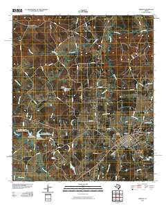 2010 Map of Timpson, 2010 Print