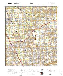 2019 Map of Tomball, 2019 Print