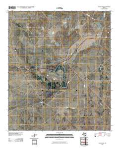 2010 Map of Toyah Lake, 2010 Print