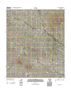 2013 Map of Toyah NW, 2013 Print