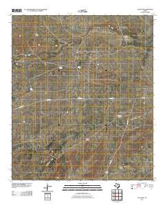 2010 Map of Toyah SW, 2010 Print