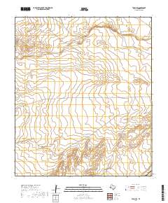 2019 Map of Toyah SW, 2019 Print