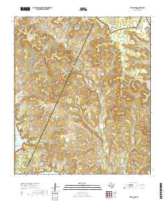 2019 Map of Travis Peak, 2019 Print