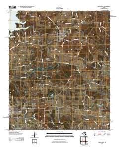 2010 Map of Troup East, 2010 Print