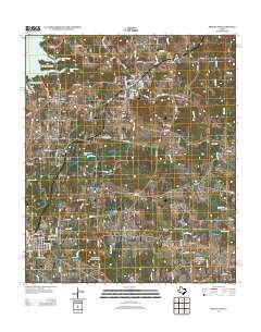 2012 Map of Troup East, 2012 Print