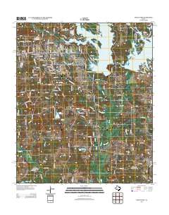 2012 Map of Troup West, 2012 Print
