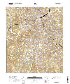 2019 Map of Tyler South, 2019 Print