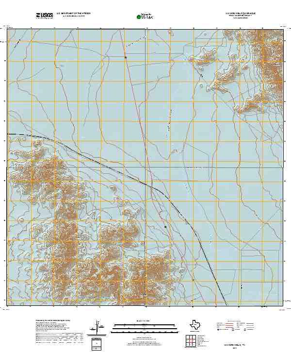 2019 Map of Van Horn Wells, 2019 Print