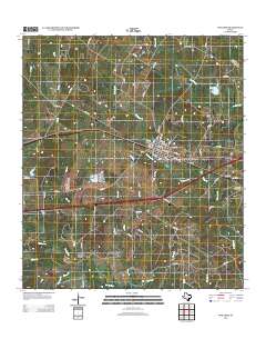 2013 Map of Waelder, 2013 Print