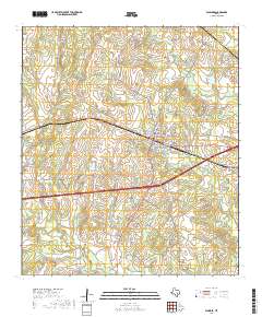 2019 Map of Waelder, 2019 Print
