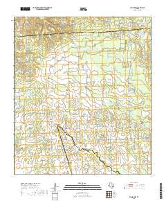 2019 Map of Waller NW, 2019 Print