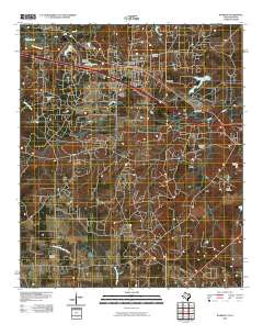 2010 Map of Waskom, 2010 Print