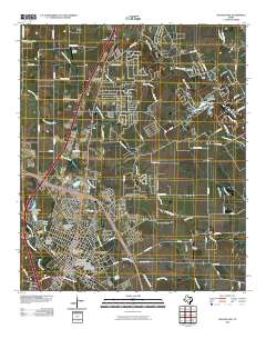 2010 Map of Waxahachie, 2010 Print