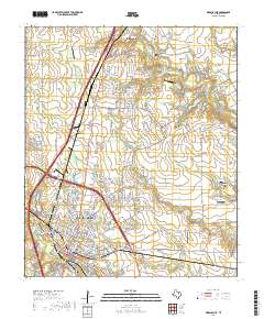 2019 Map of Waxahachie, 2019 Print