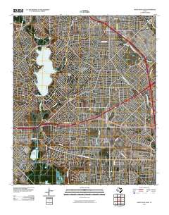 2010 Map of White Rock Lake, 2010 Print