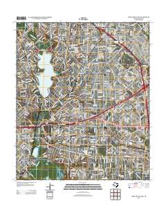 2012 Map of White Rock Lake, 2012 Print