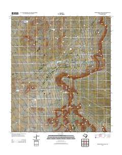2013 Map of Whiterock Hills, 2013 Print