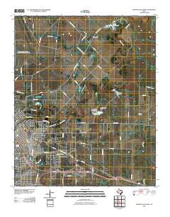 2010 Map of Wichita Falls East, 2010 Print