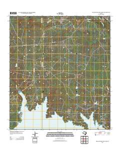 2012 Map of Willow Hollow Tank, 2012 Print