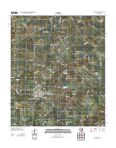 2013 Map of Wortham, 2013 Print