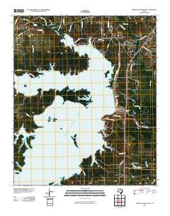 2010 Map of Wright Patman Lake, 2010 Print