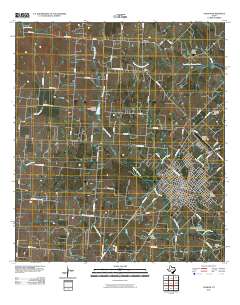 2010 Map of Yoakum, 2010 Print